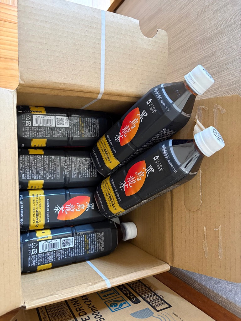 黒烏龍茶 機能性表示食品【 つづけるプラス 黒烏龍茶 】500ml 24本 送料無料 体脂肪 ウーロン茶 ポイント消化 ペットボトル 爆買