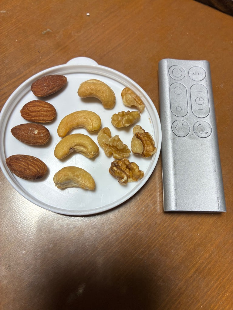 3種ミックスナッツ 850g 送料無料 くるみ アーモンド カシューナッツ 無塩 添加物不使用 植物油不使用 チャック付き袋