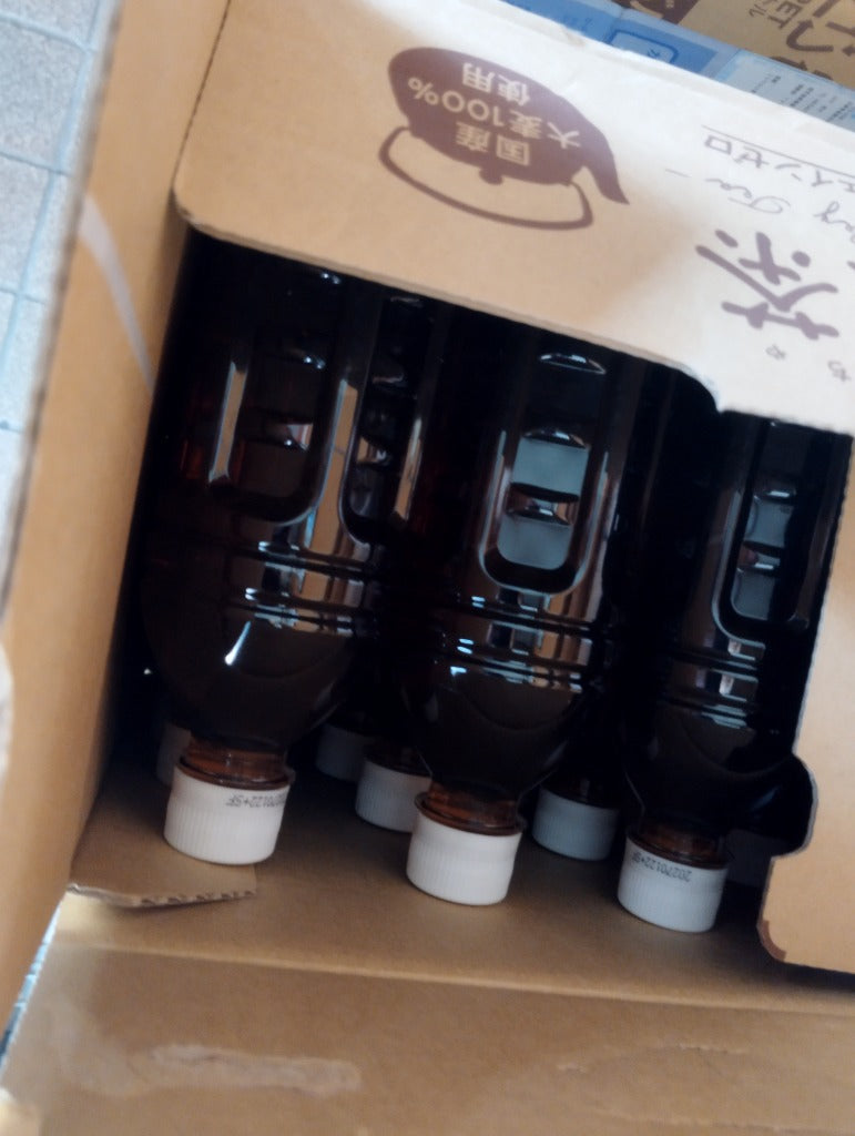 麦茶 お茶 ペットボトル 500ml 48本 ラベルレス ミツウロコ 24本 ×2箱 国産大麦 100％使用 爆買