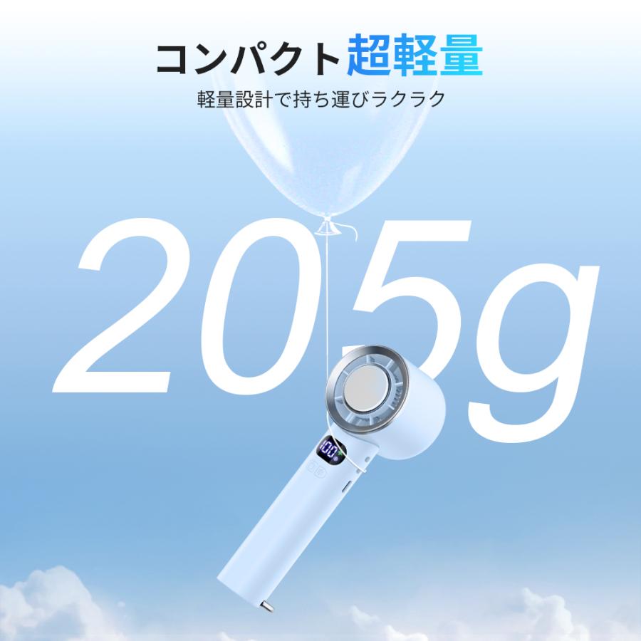 【売れ筋NO.1】 ハンディファン 携帯扇風機 扇風機 小型 -28℃ 冷却プレート 手持ち扇風機 90°折り畳み 100段階調整 6800mAh大容量 LED残量表示 24H連続 爆買