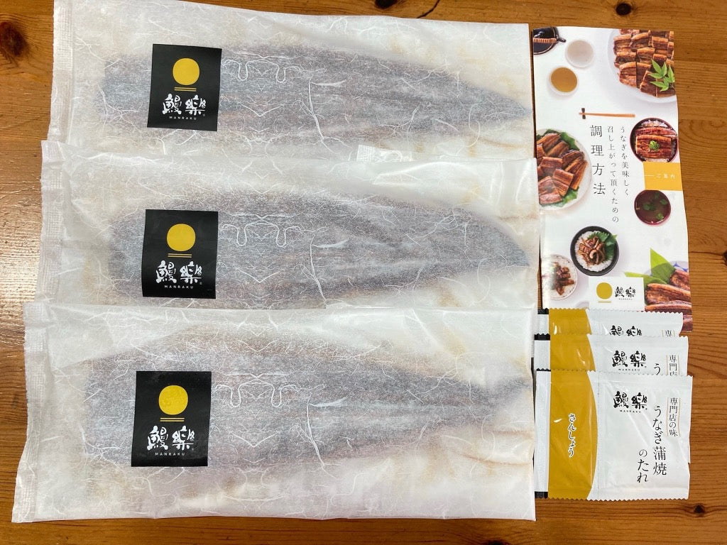 ふるさと納税 宮崎市 国産　うなぎ蒲焼3尾(計510g)