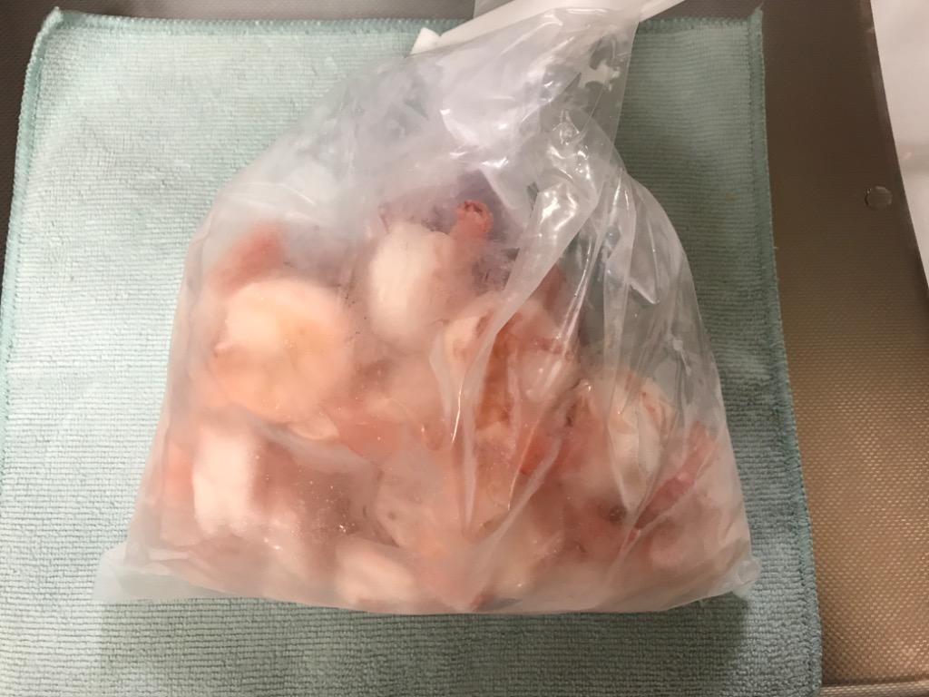 えび エビ 海老 むきえび ますよね ブラックタイガー 特大むきエビ1kg 約45尾〜55尾前後 正味800g ムキエビ 背ワタ除去済 個別冷凍 加熱用 爆買 お中元