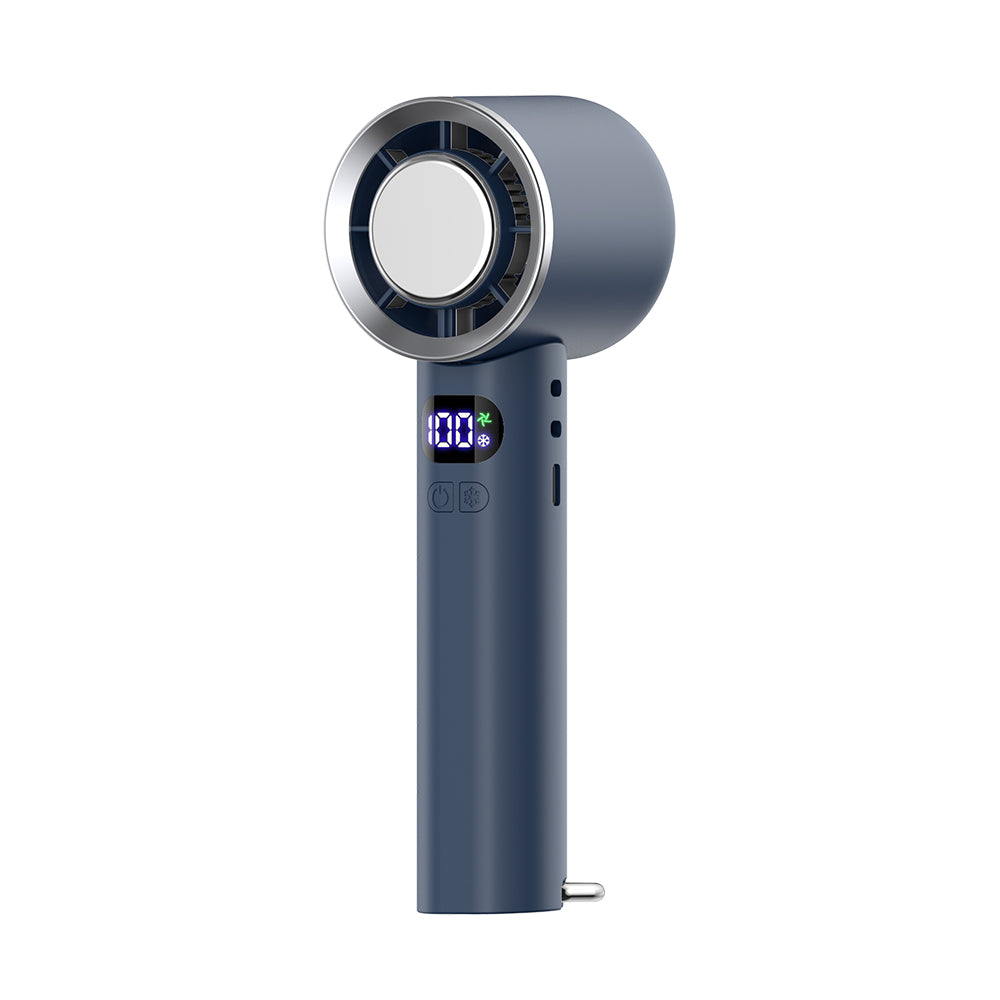 【売れ筋NO.1】 ハンディファン 携帯扇風機 扇風機 小型 -28℃ 冷却プレート 手持ち扇風機 90°折り畳み 100段階調整 6800mAh大容量 LED残量表示 24H連続 爆買