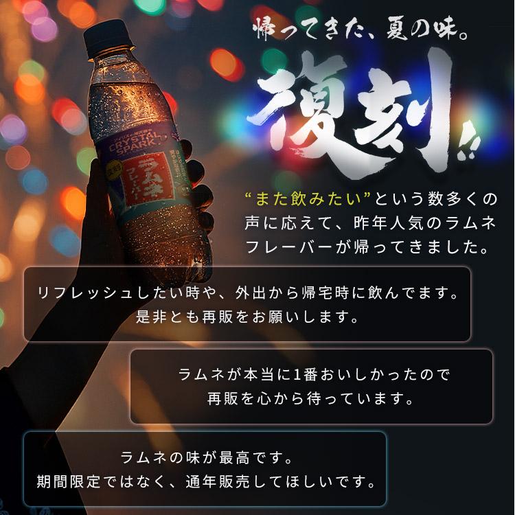 ＼新フレーバー発売／ 炭酸水 500ml 48本 強炭酸水 アイリスオーヤマ ラムネ グレープソーダ レモン フレーバー 炭酸飲料 アイリスフーズ クリスタルスパーク *