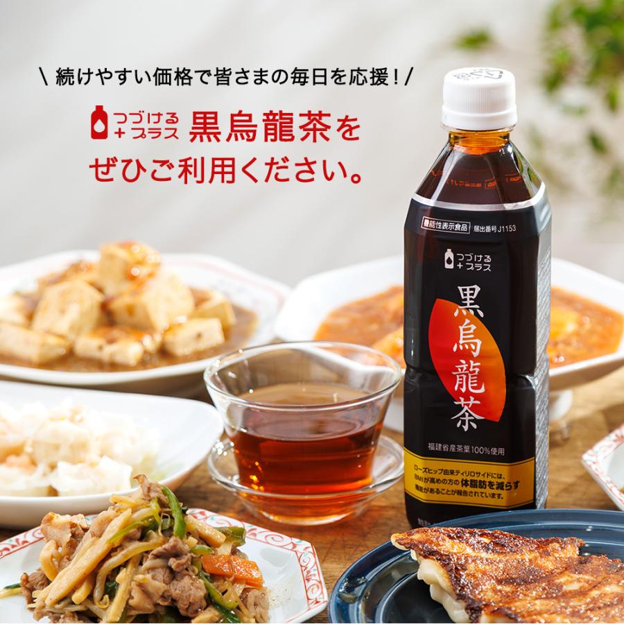 黒烏龍茶 機能性表示食品【 つづけるプラス 黒烏龍茶 】500ml 24本 送料無料 体脂肪 ウーロン茶 ポイント消化 ペットボトル 爆買