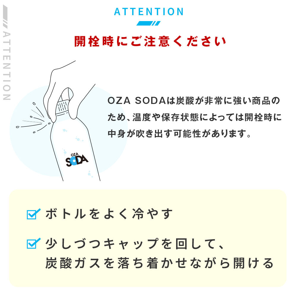 ＼ピーチ新登場／強炭酸水【 OZA SODA 48本 】 炭酸水 500ml 24本入×2ケース 48本入 強炭酸 LIFEDRINK 無糖 ソーダ まとめ買い ポイント消化 ラベルレス 爆買