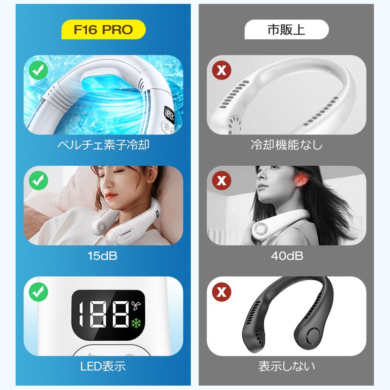 「ポイント還元後3,346円」ネッククーラー 首掛け扇風機 首掛けエアコン 2段階冷却 扇風機 羽根なし 冷感 ネックファン 携帯扇風機 首かけ扇風機