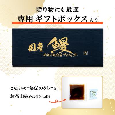 ふるさと納税 境町 【土用の丑の日までにお届け】 国産 うなぎ 蒲焼 2尾 350g以上 鰻 蒲焼き うなぎ蒲焼 丑の日