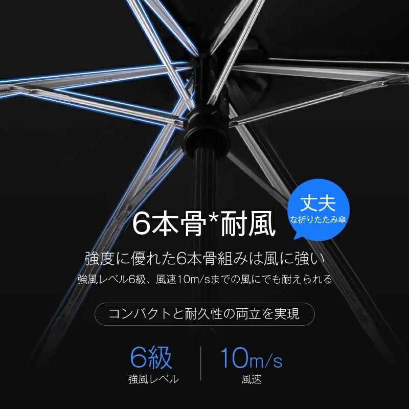 「ポイント還元後2,226円」皮膚科医師監修 日傘 折りたたみ傘 形状記憶 軽量 240g 折りたたみ 完全遮光 自動開閉 6本骨 uvカット 紫外線対策 収納ポーチ付