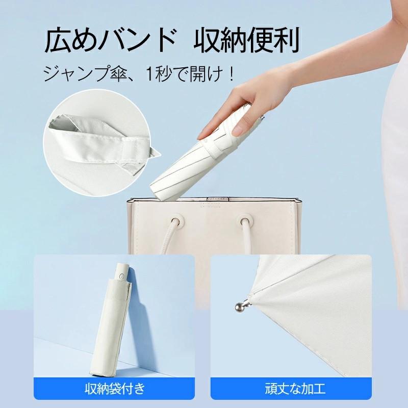 「ポイント還元後2,226円」皮膚科医師監修 日傘 折りたたみ傘 形状記憶 軽量 240g 折りたたみ 完全遮光 自動開閉 6本骨 uvカット 紫外線対策 収納ポーチ付